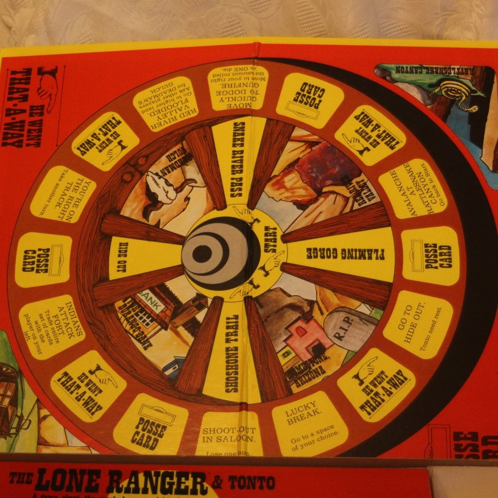 Vintage 1978 The Lone Ranger & Tonto Board Game Warren Complete! - Picture 2 of 4